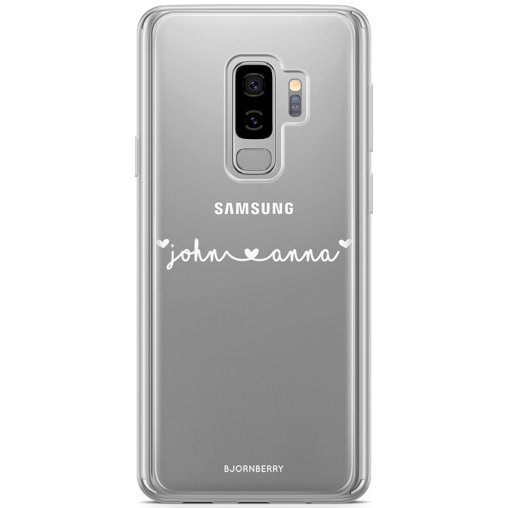 Samsung Galaxy S9 Plus Case Fashion Custom - Name ❤ Name White