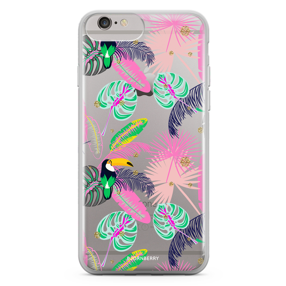 iPhone 6 Plus/6s Plus Fashion Case - Tropical Pattern
