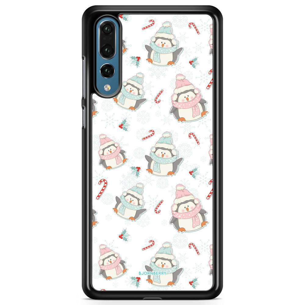 Huawei P20 Pro Case - Christmas Penguins
