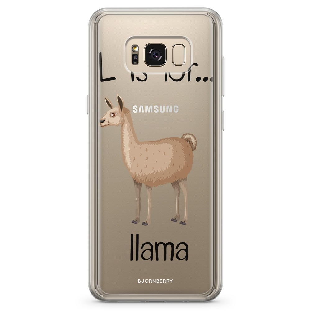 Samsung Galaxy S8 Plus Fashion Skal - L is for Lama