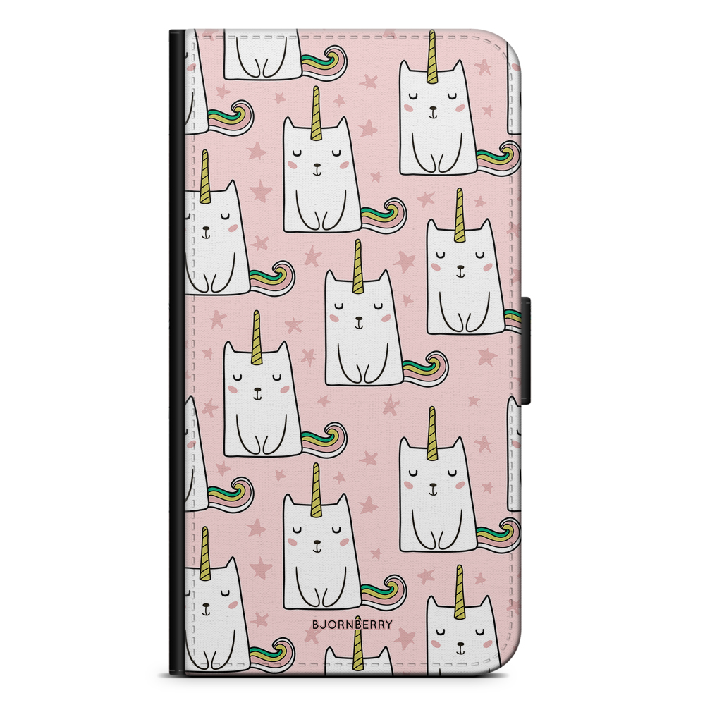 Sony Xperia 1 Wallet Case - Cat Unicorn
