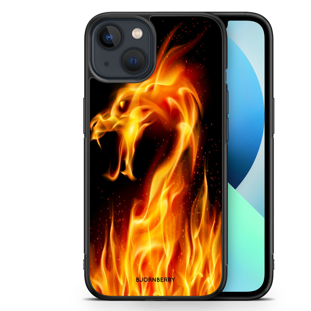iPhone 13 Mini Case - Flames Dragon