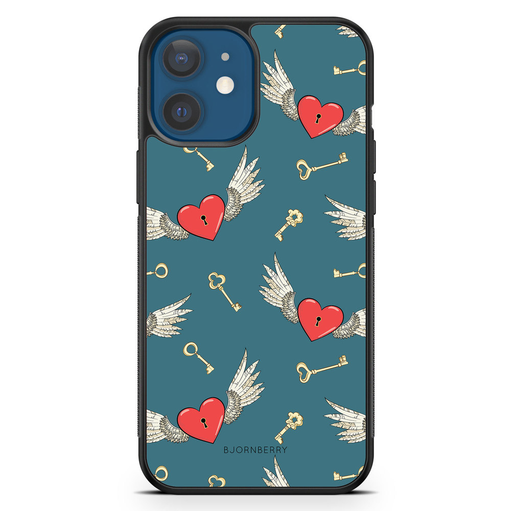iPhone 12 Mini Case - Hearts 'n Wings