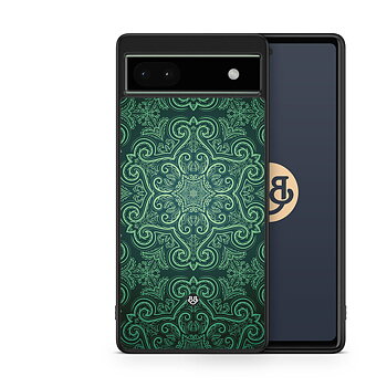 Google Pixel 6a Skal - Grön Retromönster