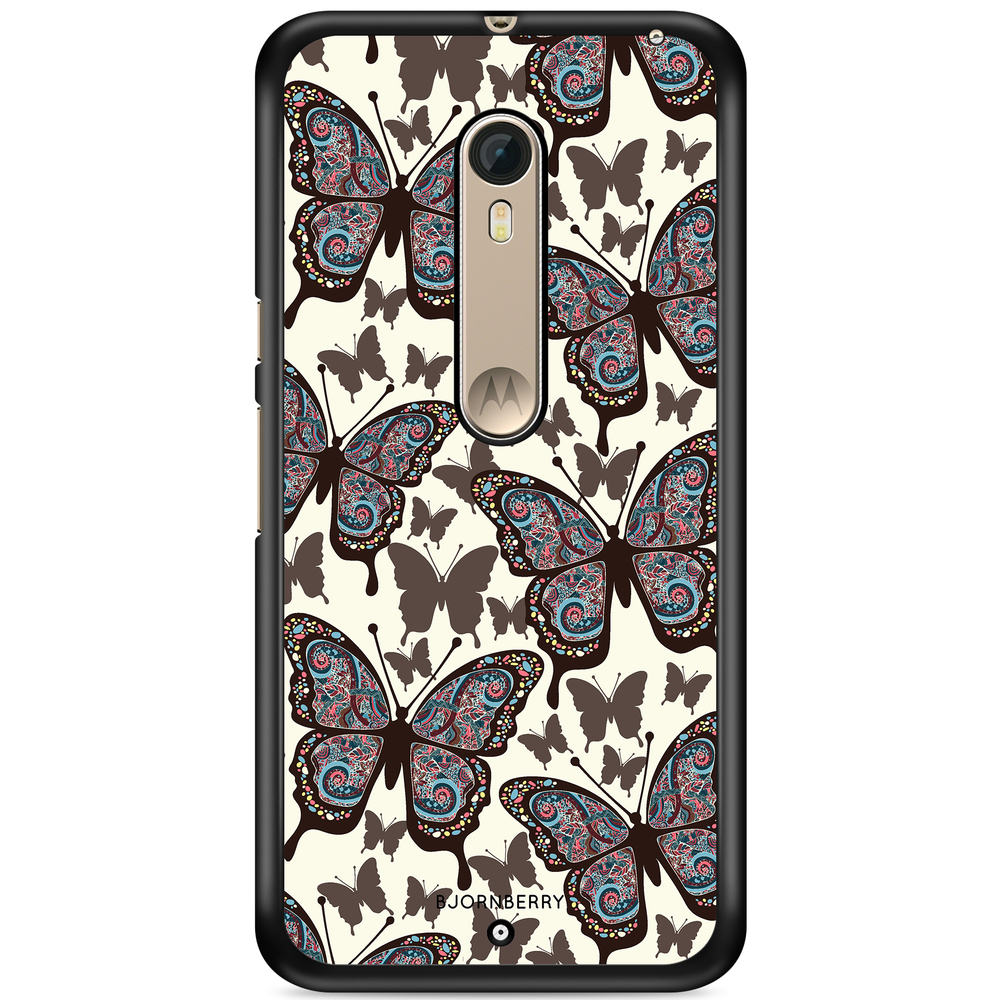 Moto X Style Skal - Färgglada Fjärilar