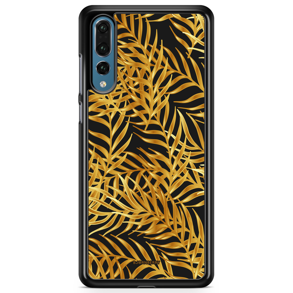 Huawei P20 Pro Case - Gold Palm