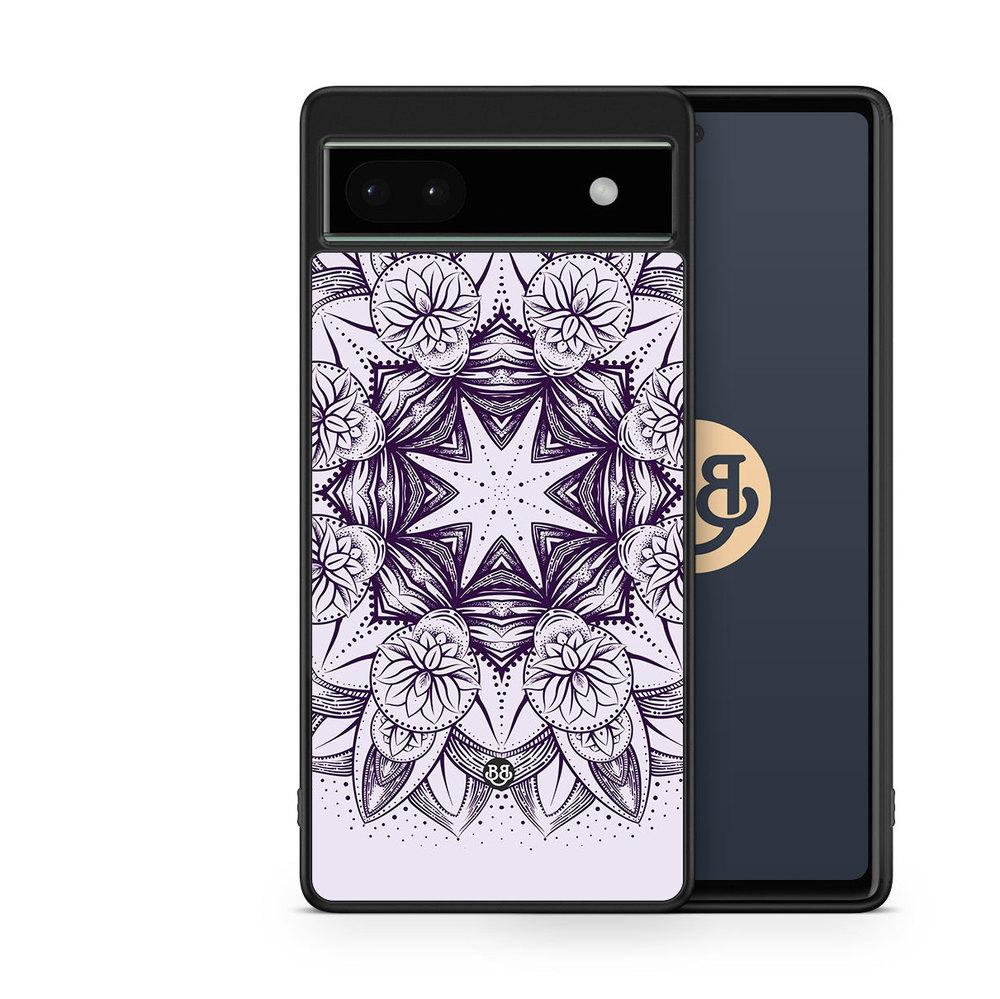 Google Pixel 6a Case - Purple Mandala
