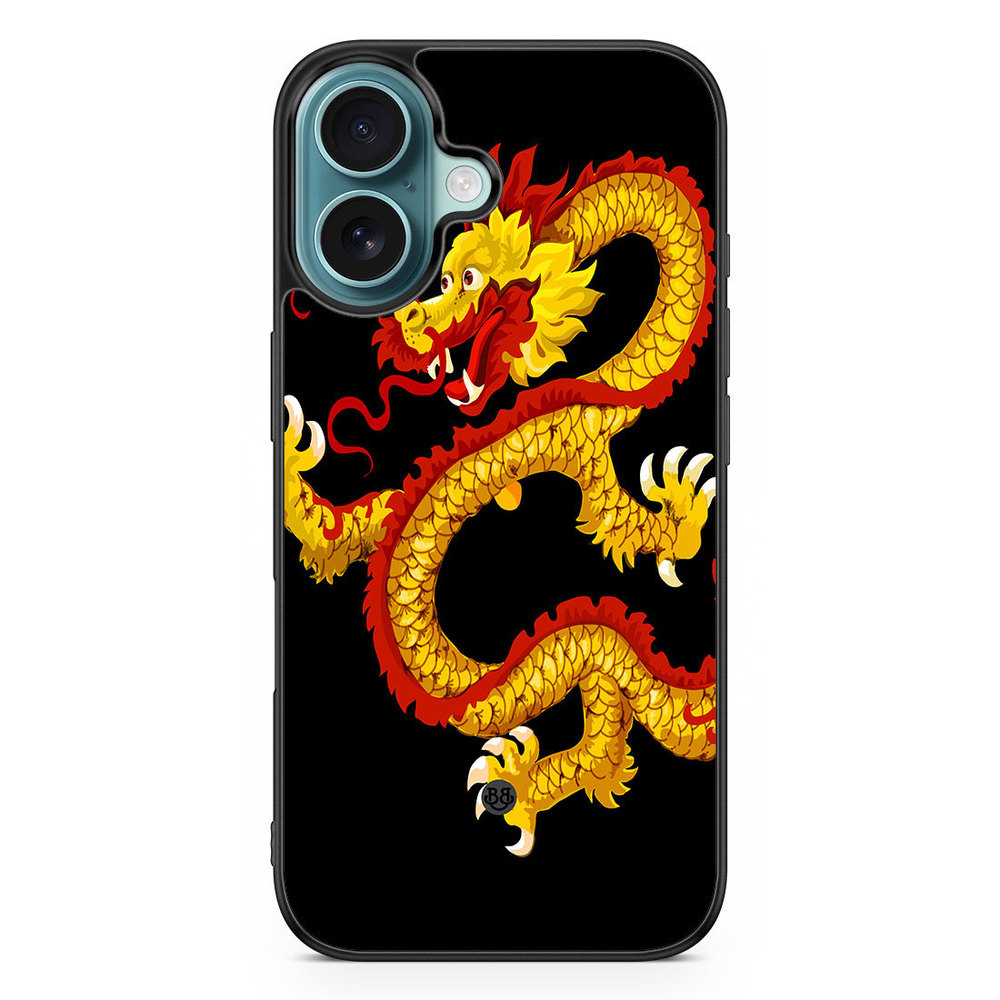 iPhone 16 Case - Yellow Dragon