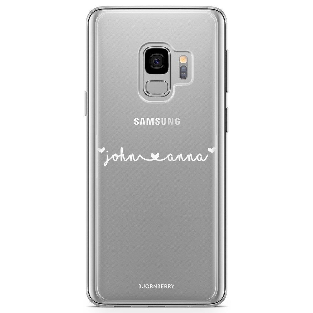 Samsung Galaxy S9 Case Fashion Custom - Name ❤ Name White