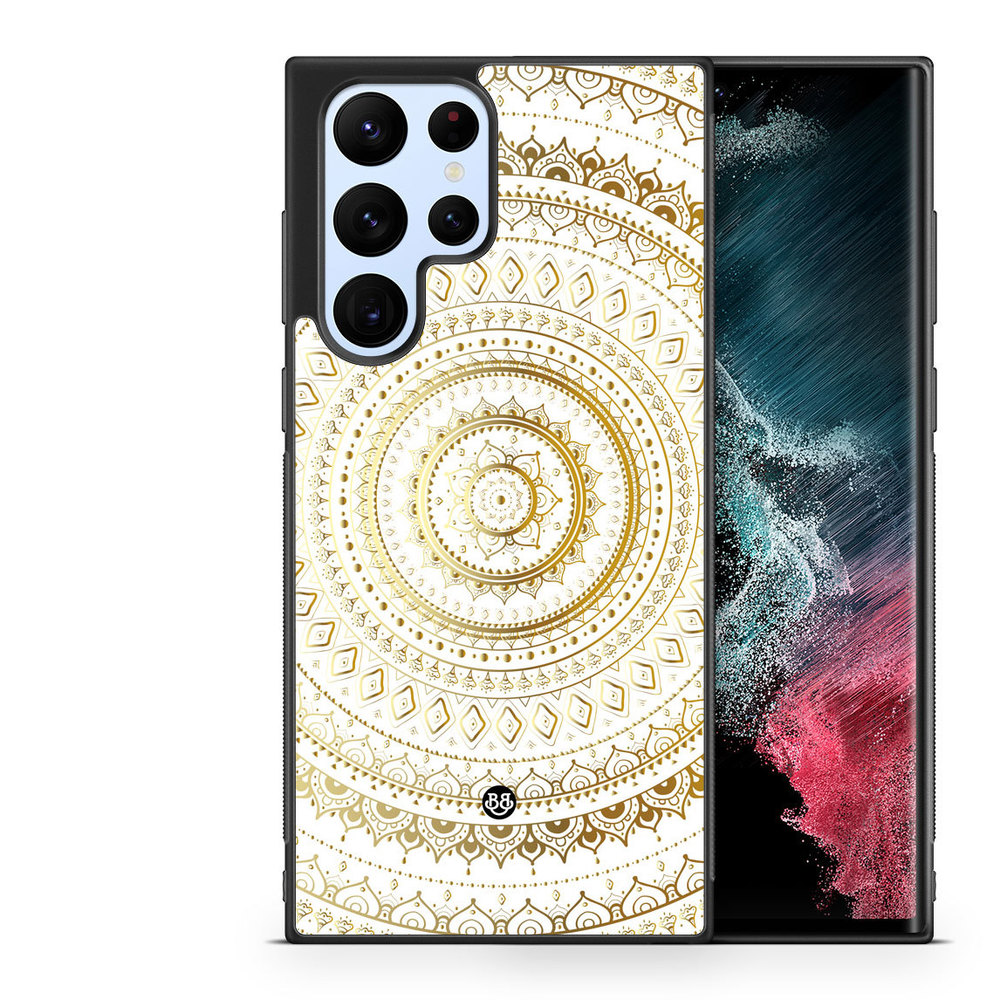 Samsung Galaxy S22 Ultra 5G Case - Gold Mandala