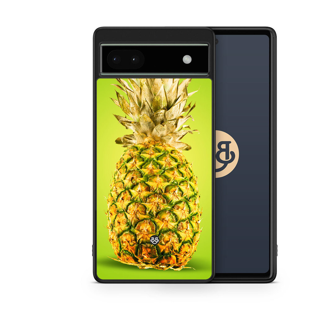 Google Pixel 6a Case - Green Pineapple