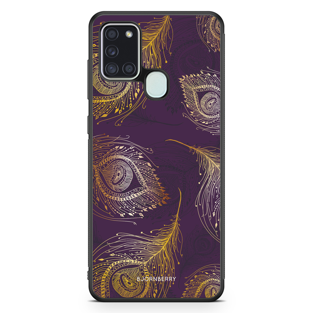 Samsung Galaxy A21s Case - Peacock Feathers
