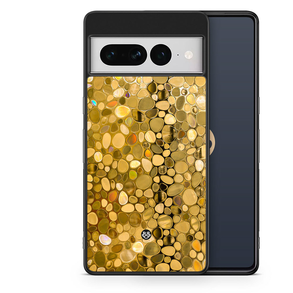 Google Pixel 7 Pro Case - Stained Glass Gold