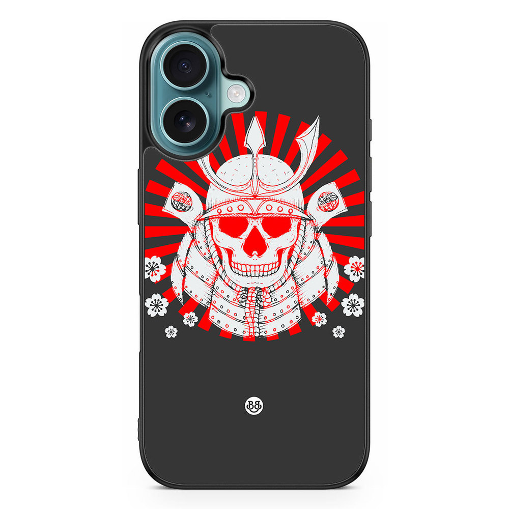iPhone 16 Case - Samurai skull