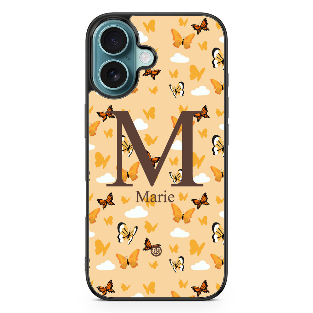 iPhone 16 Custom Case - AWAKEN - Orange Butterfly
