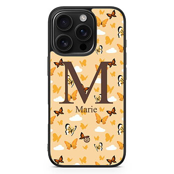 iPhone 16 Pro Custom Case - AWAKEN - Orange Butterfly