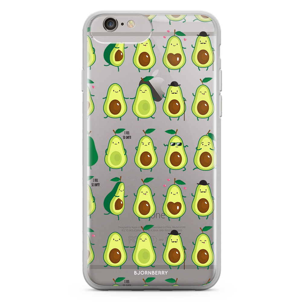 iPhone 6 Plus/6s Plus Fashion Case - Avocado Pattern
