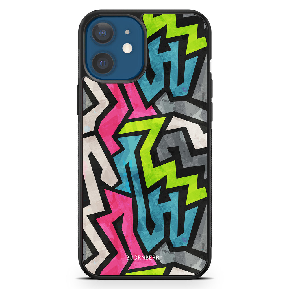 iPhone 12 Mini Case - Grunge Graffiti