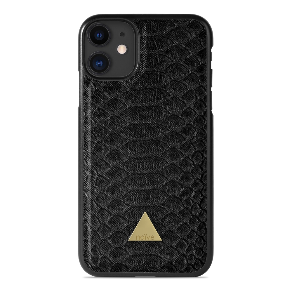 Naive iPhone 11 Case - Black Snake
