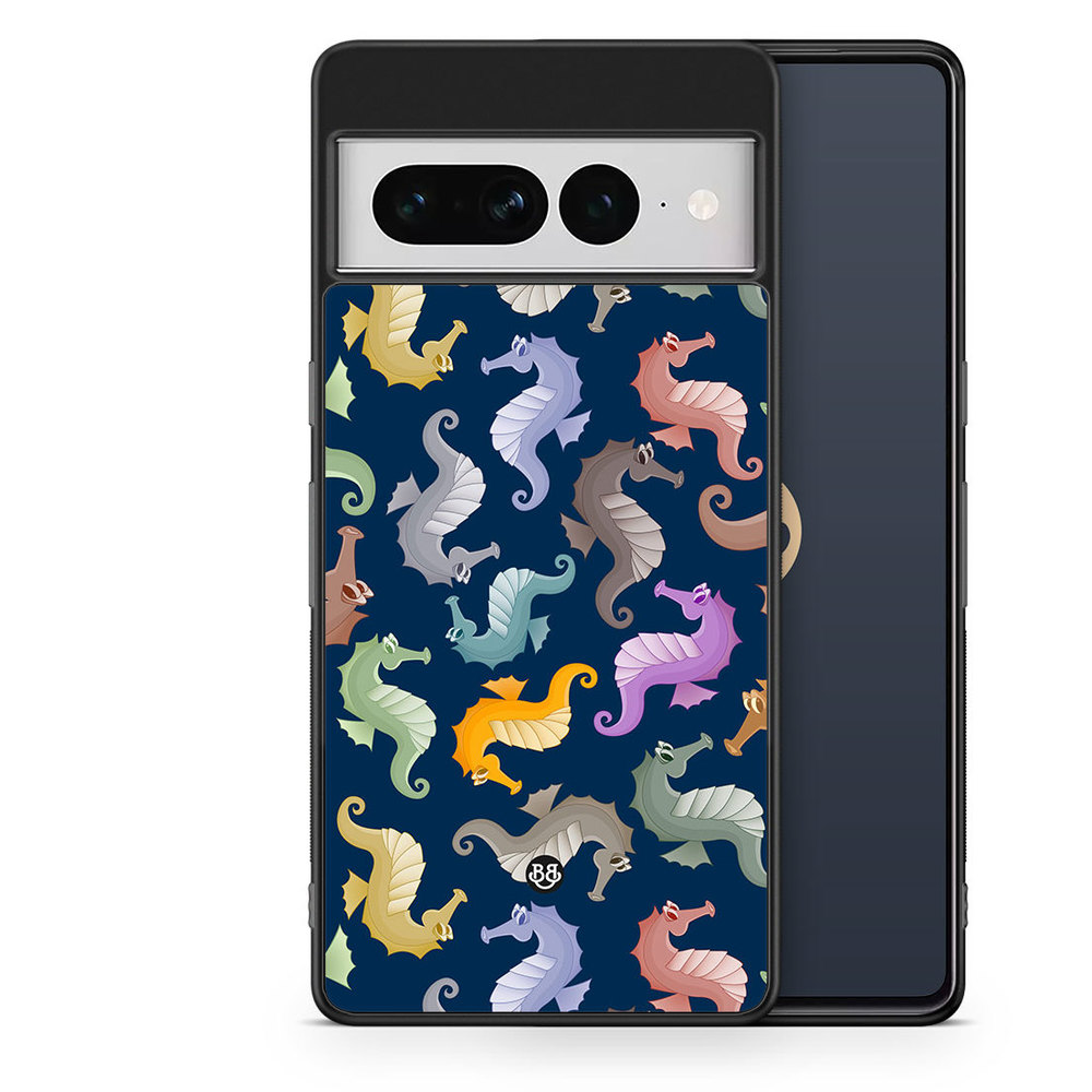 Google Pixel 7 Pro Case - Cartoon Sea-Horse