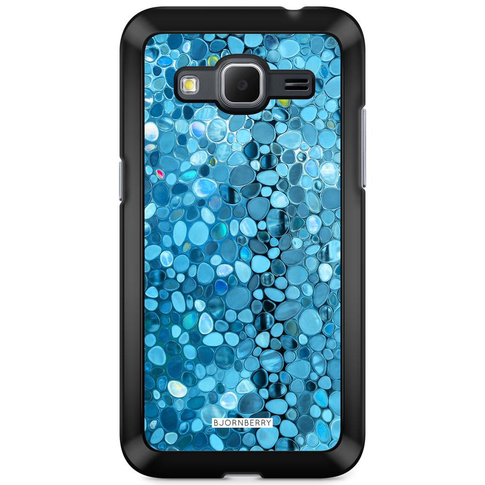 Samsung Galaxy Core Prime Case - Stained Glass Blue