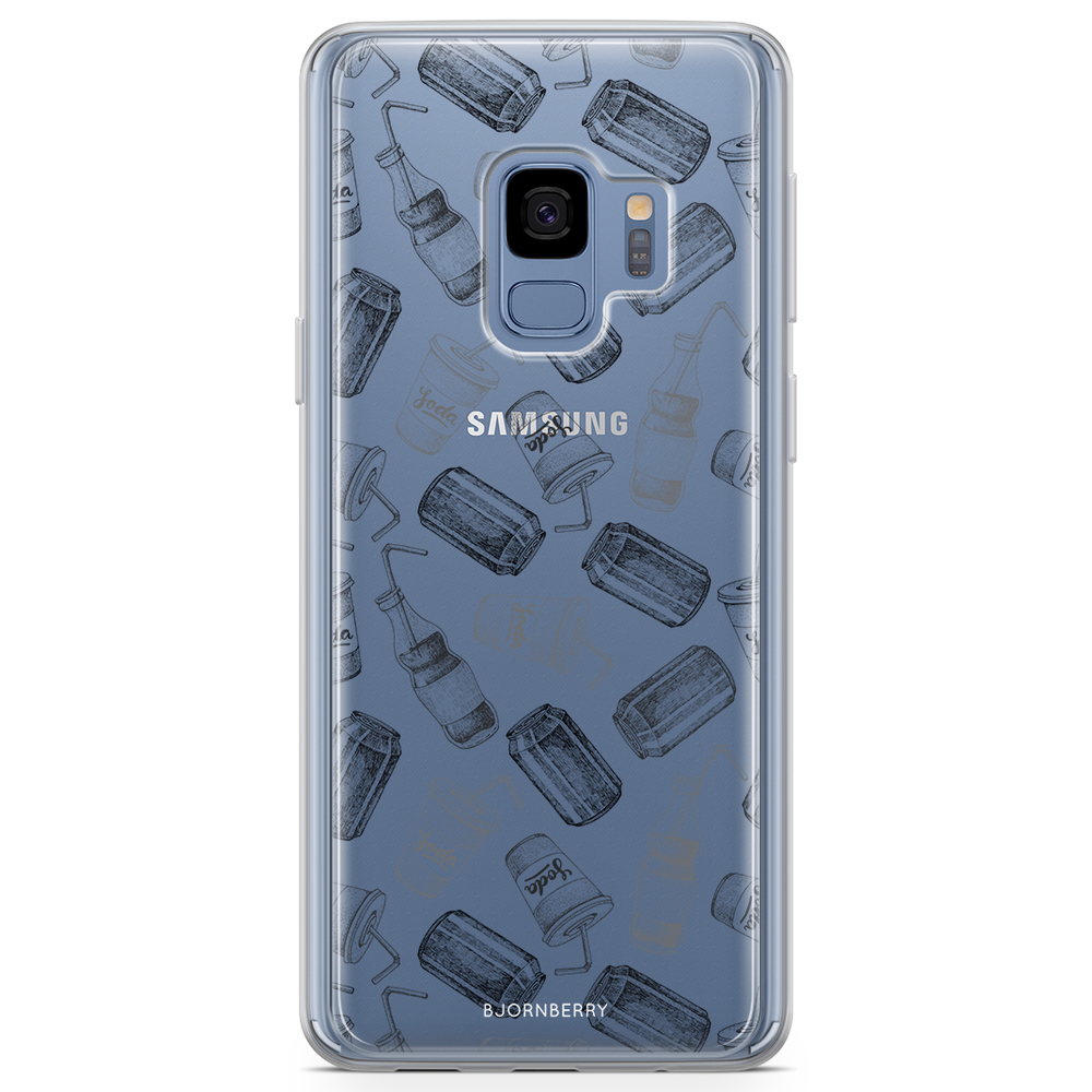 Samsung Galaxy S9 Fashion Skal - Läsk Svartvit