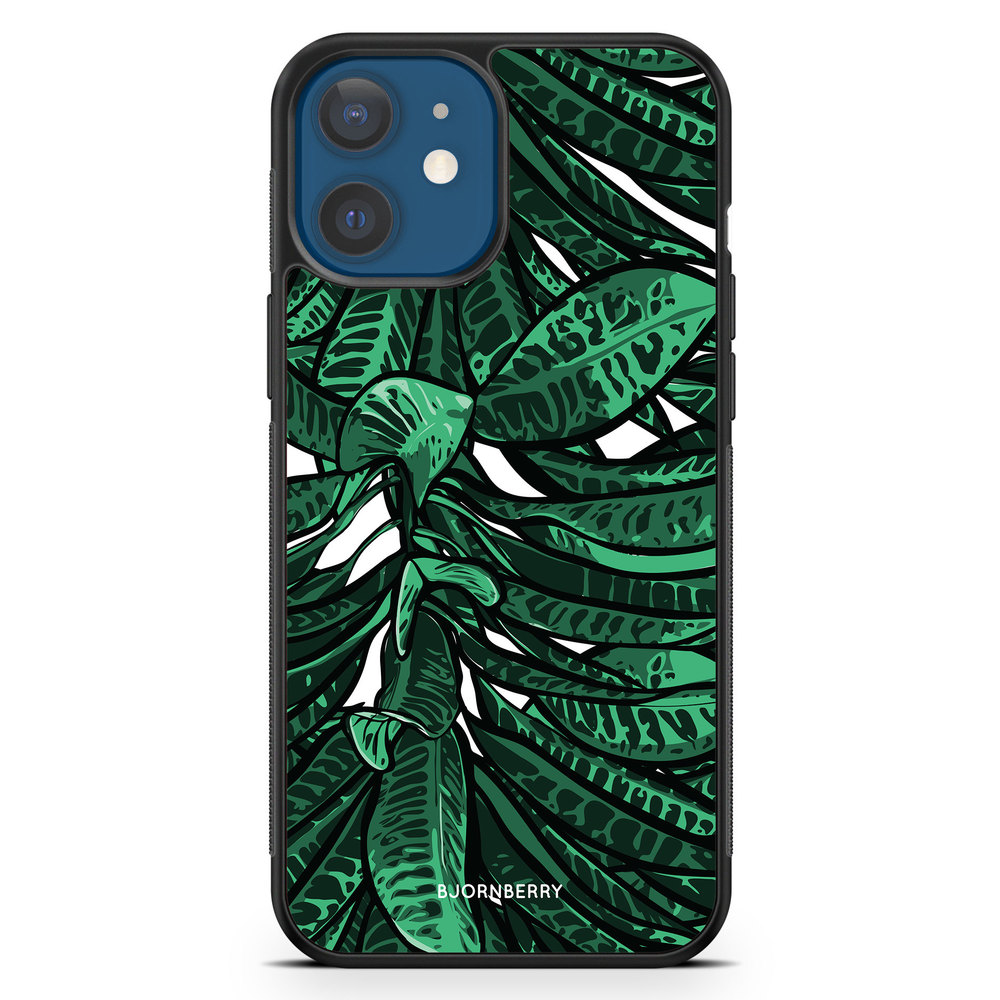 iPhone 12 Mini Skal - Tropiska Löv | Mobilskal & Mobilfodral BJORNBERRY
