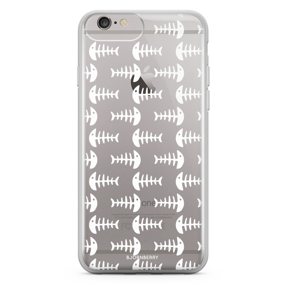 iPhone 6 Plus/6s Plus Fashion Case - Fish Skeleton