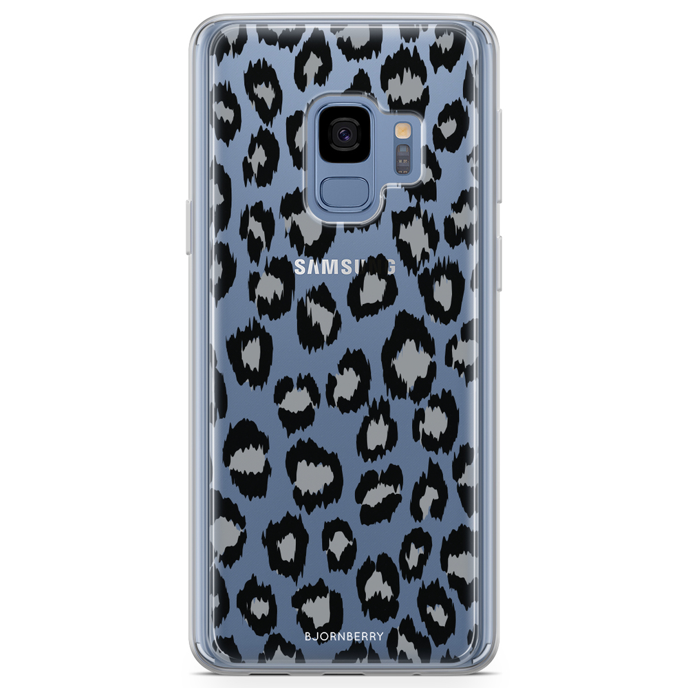 Samsung Galaxy S9 Fashion Case - Gray Leopard