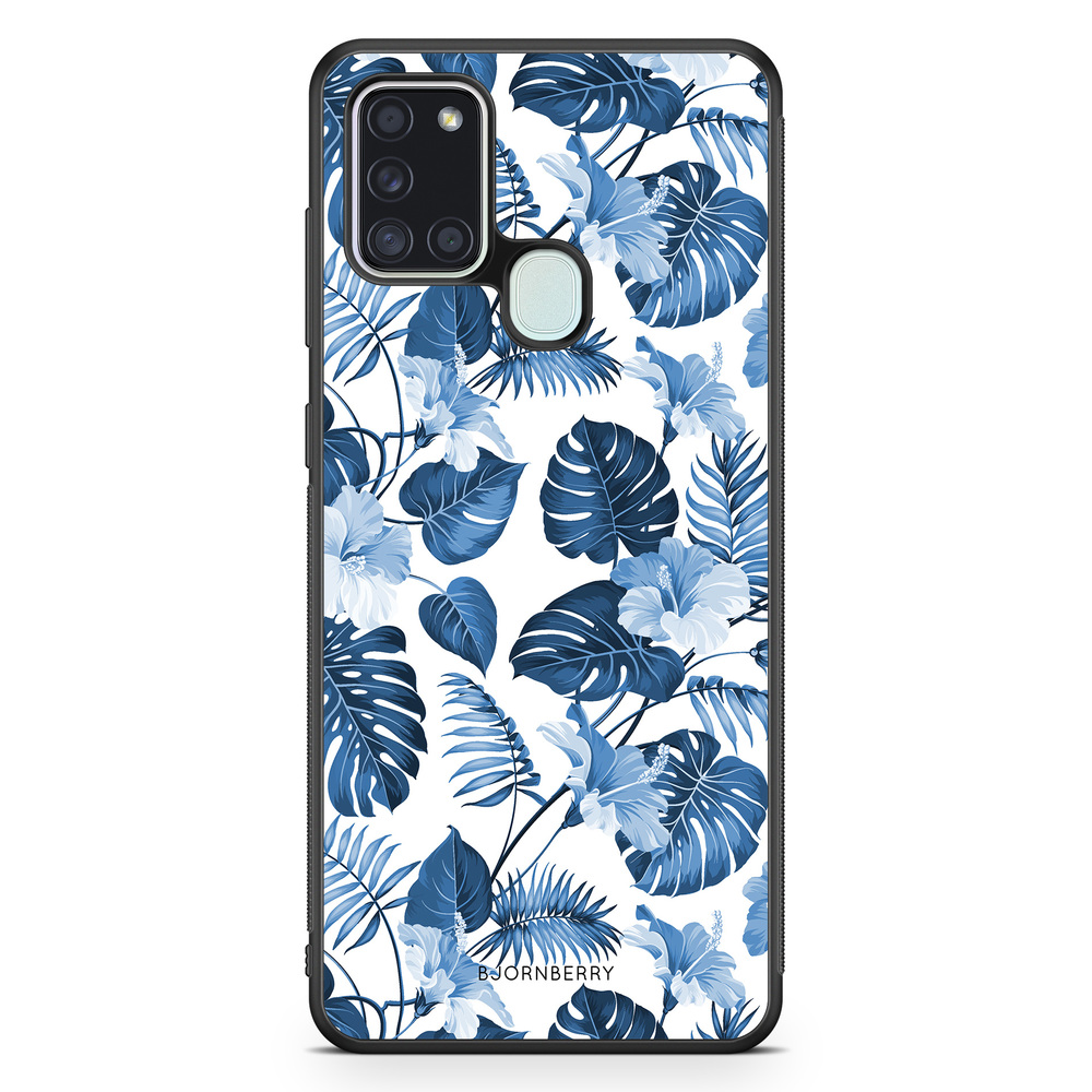Samsung Galaxy A21s Case - Blue Flowers