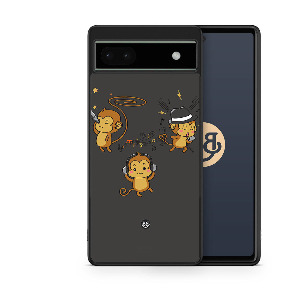 Google Pixel 6a Case - Three Monkeys