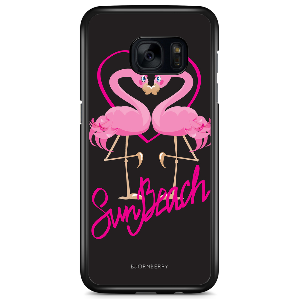 Samsung Galaxy S7 Case - Sun Beach Flamingo