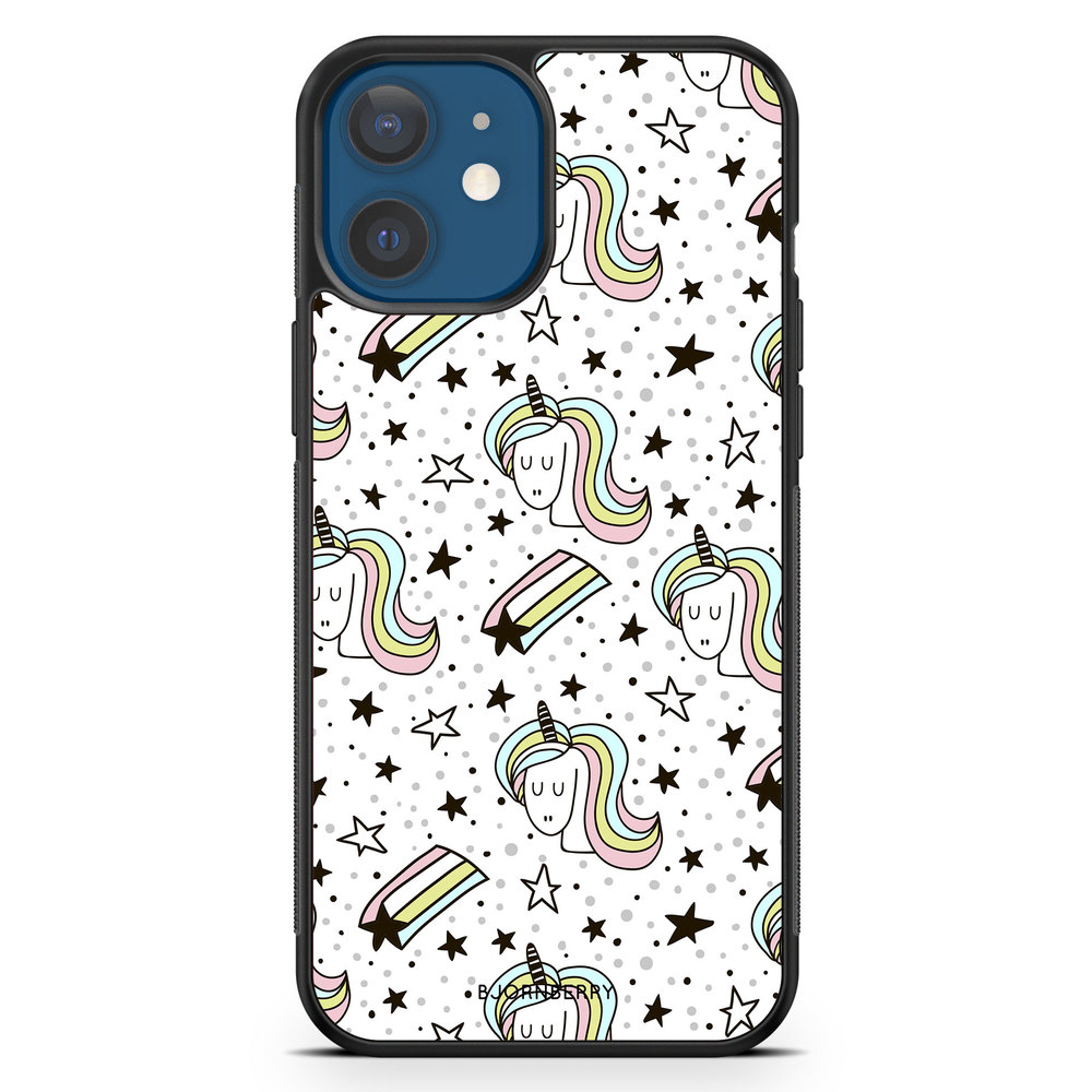 iPhone 12 Mini Case - Unicorn Pattern