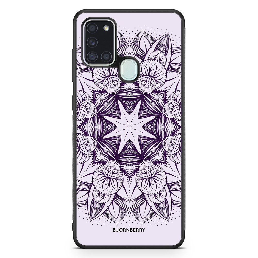 Samsung Galaxy A21s Case - Purple Mandala
