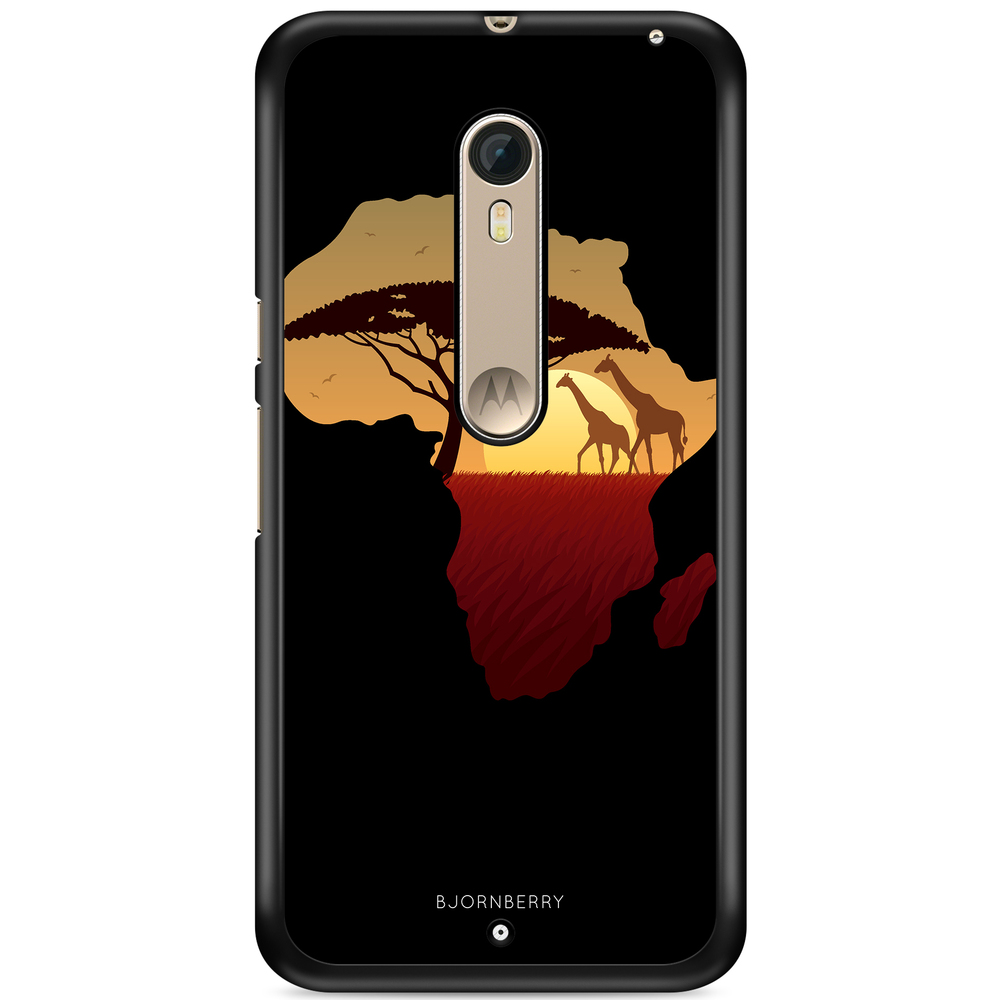Moto X Style Case - Africa Black
