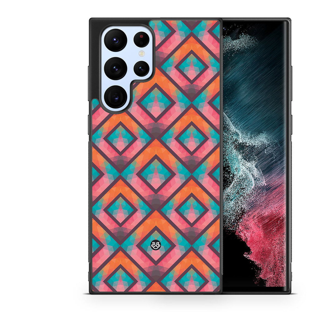 Samsung Galaxy S22 Ultra 5G Case - Retro Squares