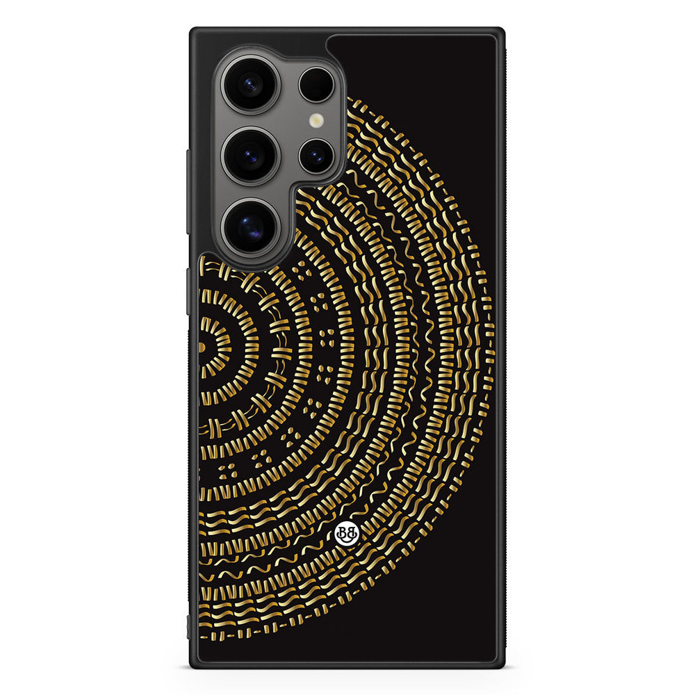 Samsung Galaxy S24 Ultra Case - Mandala Gold/Black