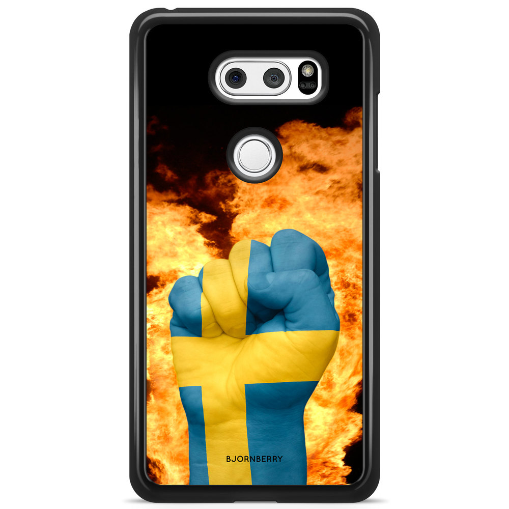 LG V30 Case - Sweden Hand
