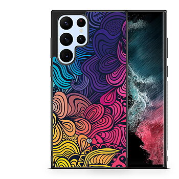 Samsung Galaxy S22 Ultra 5G Case - Retro Flowers