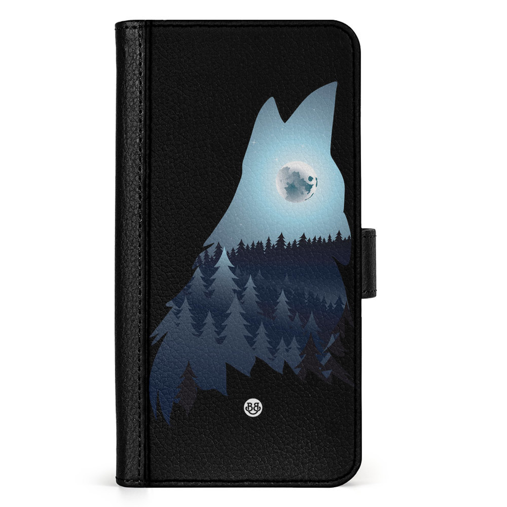 Samsung Galaxy A55 Wallet Case - Forest Wolf