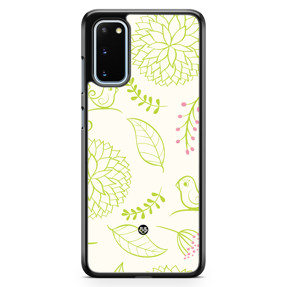 Samsung Galaxy S20 Case - Green Floral
