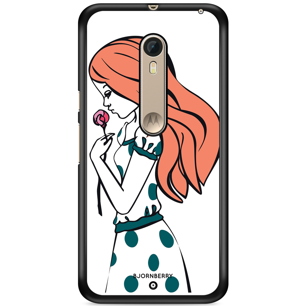 Moto X Style Case - Girl Rose