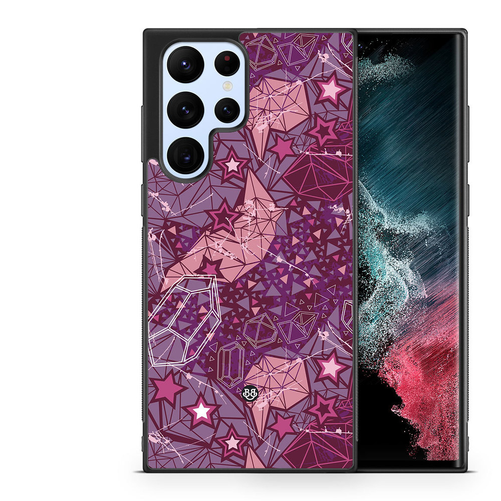 Samsung Galaxy S22 Ultra 5G Case - Purple Stars