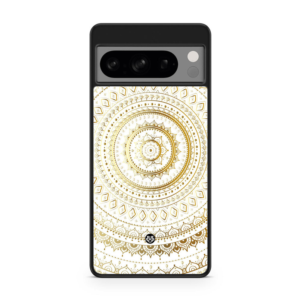Google Pixel 8 Pro Case - Gold Mandala