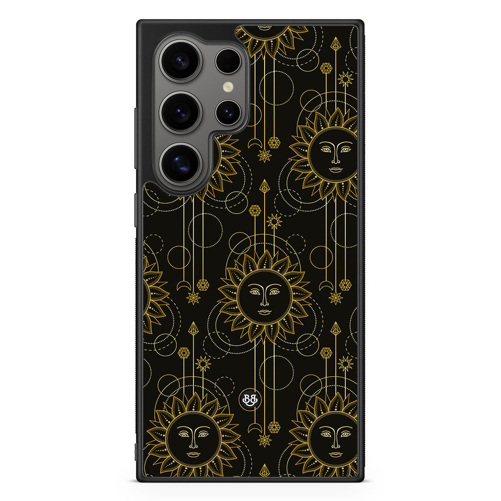 Samsung Galaxy S24 Ultra Case - Gold Suns
