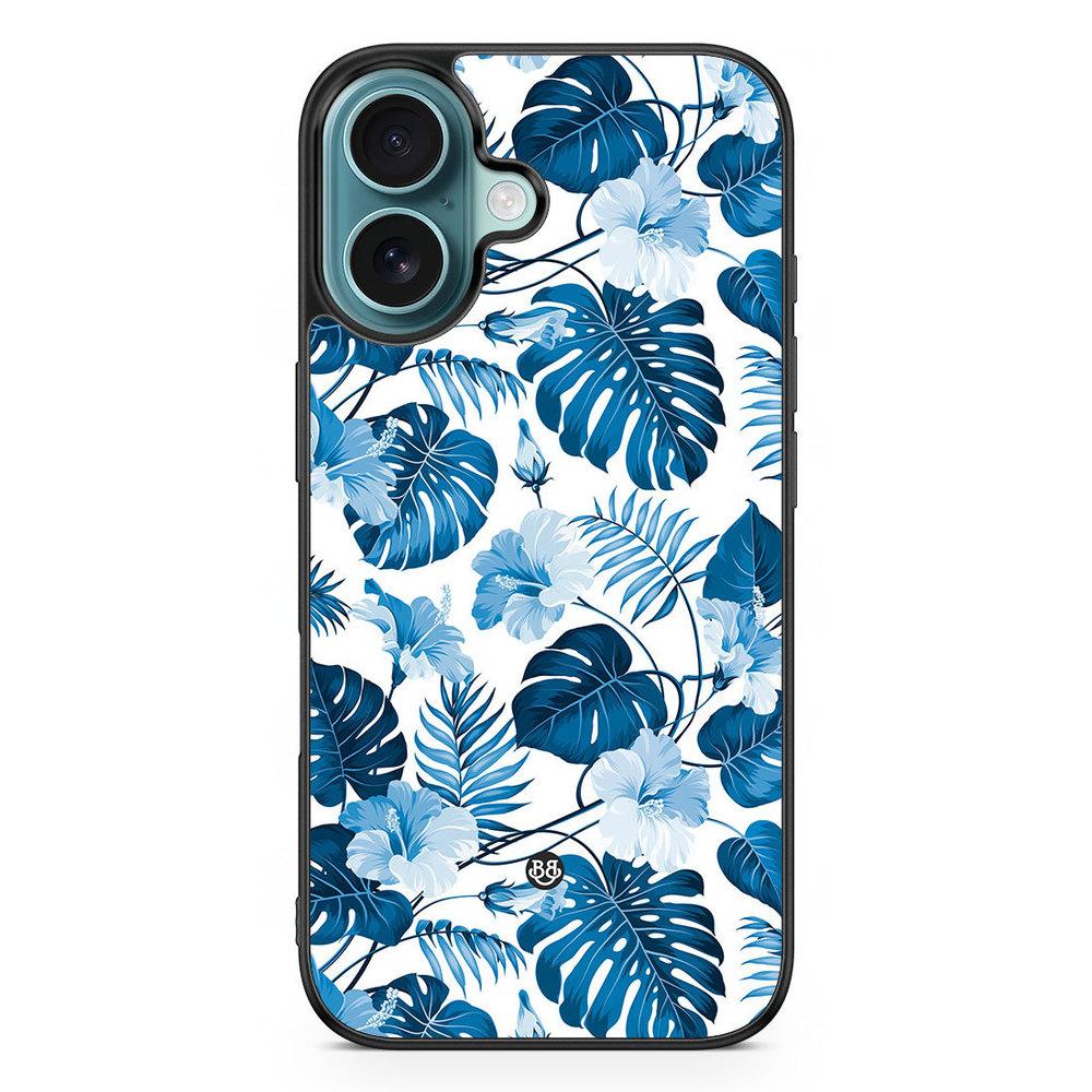 iPhone 16 Case - Blue Flowers