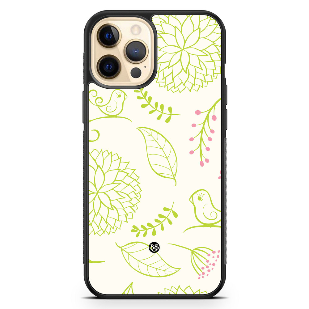 iPhone 12 Pro Max Case - Green Floral