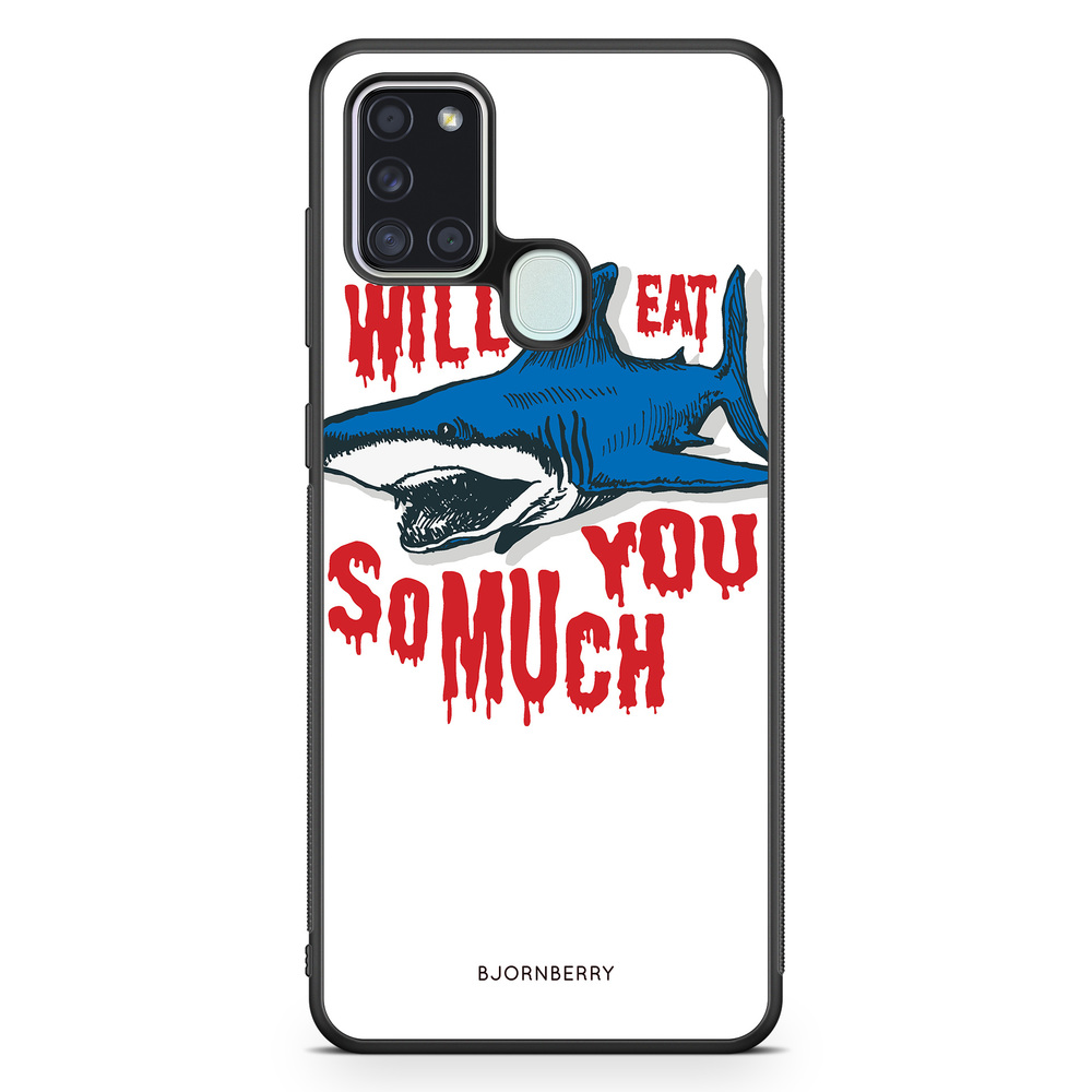 Samsung Galaxy A21s Case - Shark Quote