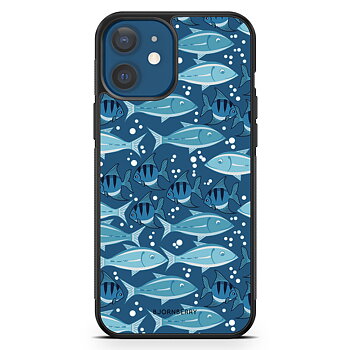 iPhone 12 Mini Case - Fish Pattern