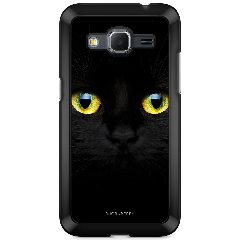 Samsung Galaxy Core Prime Case - Black Cat Close Up